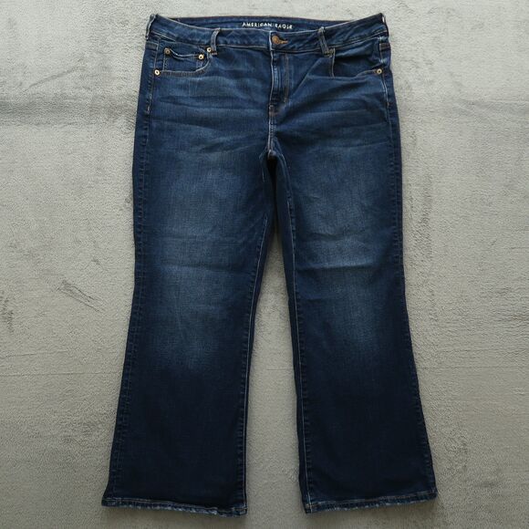 American Eagle Jeans Women's 20 Short High-Rise Favorite Boyfriend 28.5" Inseam - Picture 1 of 16